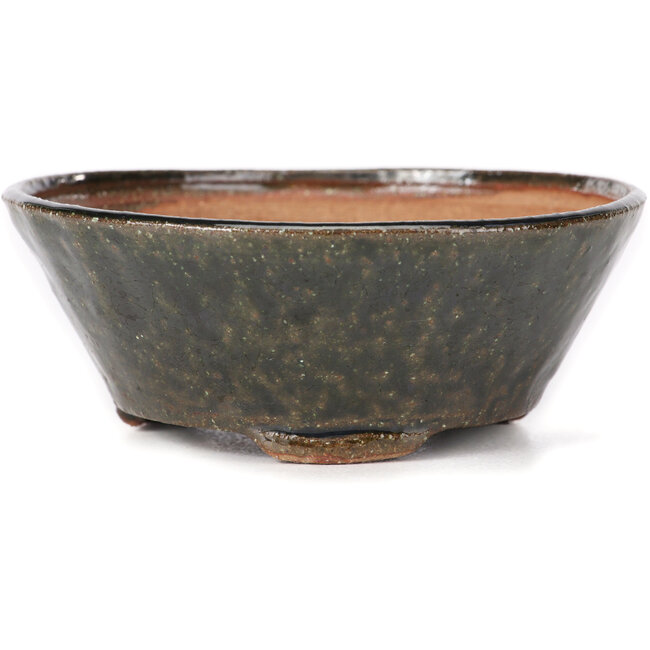 Runde grüne Bonsaischale von Bonsai - 120 x 120 x 45 mm
