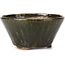 Round green bonsai pot by Bonsai - 125 x 125 x 60 mm