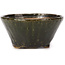 Ronde groene bonsai pot van Bonsai - 125 x 125 x 60 mm