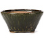 Ronde groene bonsai pot van Bonsai - 125 x 125 x 60 mm