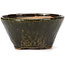 Ronde groene bonsai pot van Bonsai - 125 x 125 x 60 mm