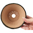 Pot à bonsaï rond vert par Bonsai - 120 x 120 x 55 mm