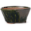 Pot à bonsaï rond vert par Bonsai - 105 x 105 x 50 mm