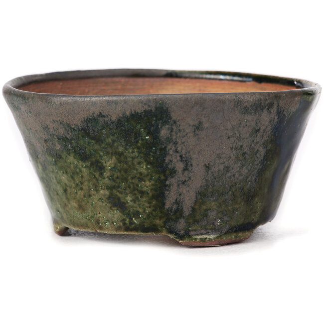 Runde grüne Bonsaischale von Bonsai - 105 x 105 x 50 mm