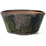 Pot à bonsaï rond vert par Bonsai - 105 x 105 x 50 mm