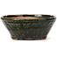 Round green bonsai pot by Bonsai - 125 x 125 x 50 mm