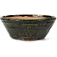 Round green bonsai pot by Bonsai - 125 x 125 x 50 mm