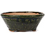 Pot à bonsaï rond vert par Bonsai - 125 x 125 x 50 mm
