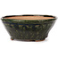 Pot à bonsaï rond vert par Bonsai - 125 x 125 x 50 mm