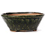 Round green bonsai pot by Bonsai - 125 x 125 x 50 mm