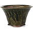 Pot à bonsaï rond vert par Bonsai - 110 x 110 x 65 mm