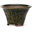 Pot à bonsaï rond vert par Bonsai - 110 x 110 x 65 mm