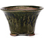 Pot à bonsaï rond vert par Bonsai - 110 x 110 x 65 mm