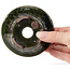 Pot à bonsaï rond vert par Bonsai - 110 x 110 x 65 mm