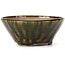 Pot à bonsaï rond vert par Bonsai - 110 x 110 x 45 mm