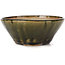 Pot à bonsaï rond vert par Bonsai - 110 x 110 x 45 mm