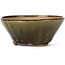 Round green bonsai pot by Bonsai - 110 x 110 x 45 mm