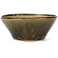 Pot à bonsaï rond vert par Bonsai - 110 x 110 x 45 mm