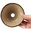 Pot à bonsaï rond vert et marron par Bonsai - 110 x 110 x 60 mm