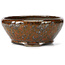 Round red brown bonsai pot by Bonsai - 115 x 115 x 50 mm