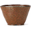Pot à bonsaï rond brun rouge par Bonsai - 110 x 110 x 70 mm