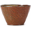 Pot à bonsaï rond brun rouge par Bonsai - 110 x 110 x 70 mm