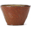 Pot à bonsaï rond brun rouge par Bonsai - 110 x 110 x 70 mm
