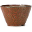 Pot à bonsaï rond brun rouge par Bonsai - 110 x 110 x 70 mm