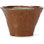 Round red brown bonsai pot by Bonsai - 110 x 110 x 70 mm