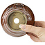 Pot à bonsaï rond brun rouge par Bonsai - 110 x 110 x 70 mm
