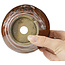 Runde rotbraune Bonsaischale von Bonsai - 110 x 110 x 70 mm