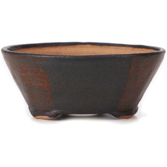 Ronde bruine bonsaipot van Bonsai - 115 x 115 x 50 mm