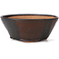 Vaso bonsai rotondo marrone di Bonsai - 115 x 115 x 50 mm