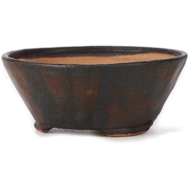 Runde braune Bonsaischale von Bonsai - 115 x 115 x 50 mm