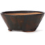 Round brown bonsai pot by Bonsai - 115 x 115 x 50 mm