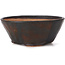 Vaso bonsai rotondo marrone di Bonsai - 115 x 115 x 50 mm