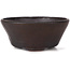 Round brown bonsai pot by Bonsai - 120 x 120 x 50 mm