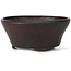 Round brown bonsai pot by Bonsai - 120 x 120 x 50 mm