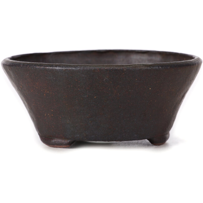 Maceta de bonsái marrón redonda de Bonsai - 120 x 120 x 50 mm