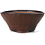 Round brown bonsai pot by Bonsai - 120 x 120 x 55 mm