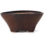 Ronde bruine bonsaipot van Bonsai - 120 x 120 x 55 mm