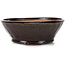 Round brown bonsai pot by Bonsai - 115 x 115 x 45 mm