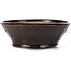 Round brown bonsai pot by Bonsai - 115 x 115 x 45 mm