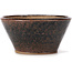 Round brown bonsai pot by Bonsai - 110 x 110 x 50 mm