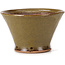 Pot à bonsaï rond vert par Bonsai - 115 x 115 x 70 mm