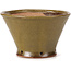 Pot à bonsaï rond vert par Bonsai - 115 x 115 x 70 mm