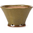 Pot à bonsaï rond vert par Bonsai - 115 x 115 x 70 mm