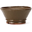 Ronde groene bonsai pot van Bonsai - 120 x 120 x 60 mm