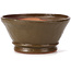 Ronde groene bonsai pot van Bonsai - 120 x 120 x 60 mm