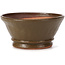 Ronde groene bonsai pot van Bonsai - 120 x 120 x 60 mm